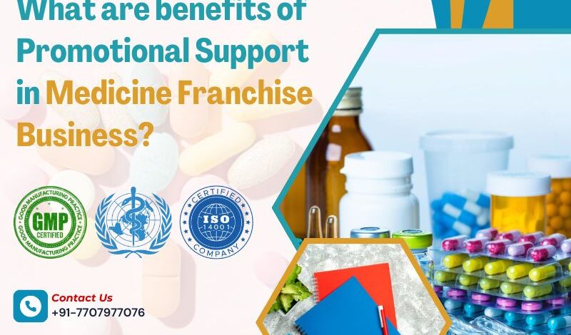 What are Benefits of Promotional Support in Medicine Franchise Business?