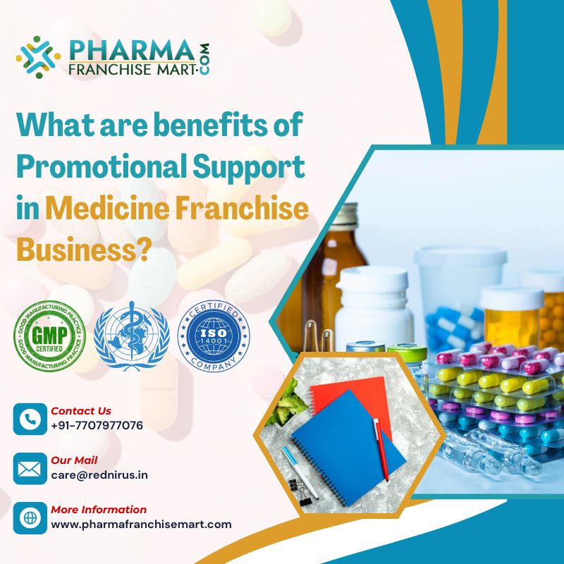 What are Benefits of Promotional Support in Medicine Franchise Business?